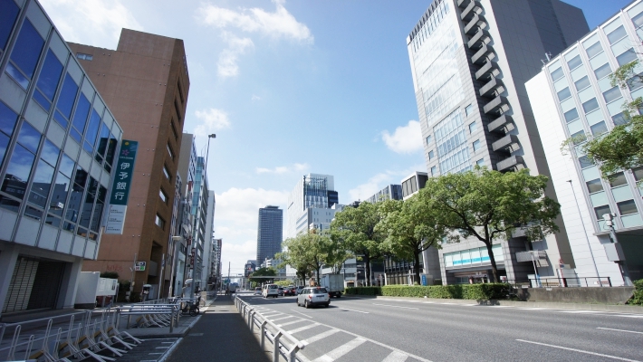 伏見通に面したオフィス空間